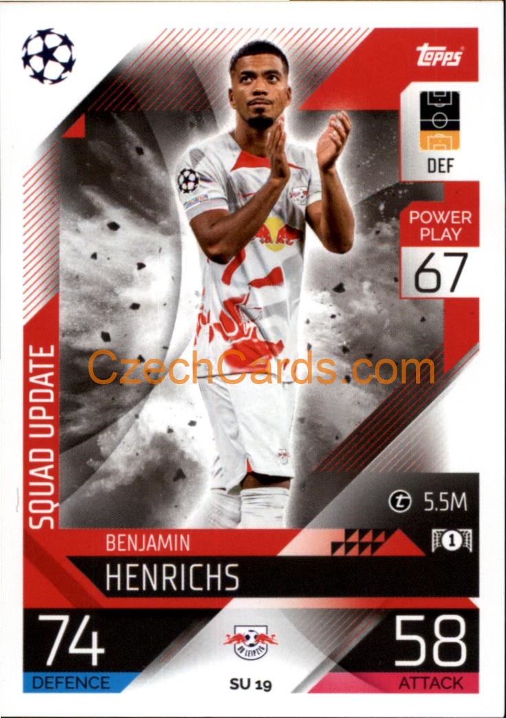 Benjamin Henrichs (RB Leipzig) 2022/23 Match Attax Extra #SU 19