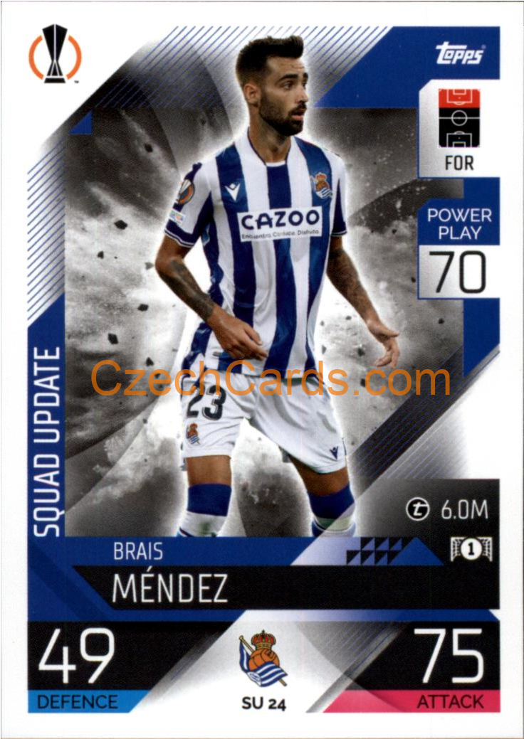 Brais Méndez (Real Sociedad de Fútbol) 2022/23 Match Attax Extra #SU 24