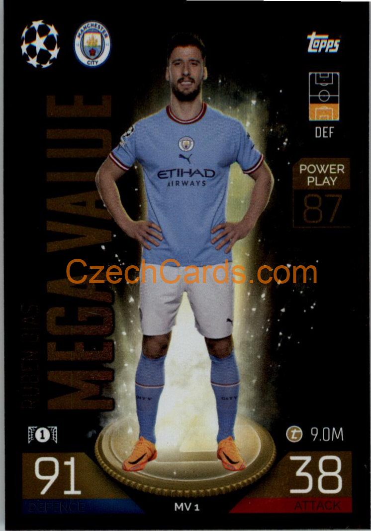 Rúben Días (Manchester City) 2022/23 Match Attax Extra #MV 1