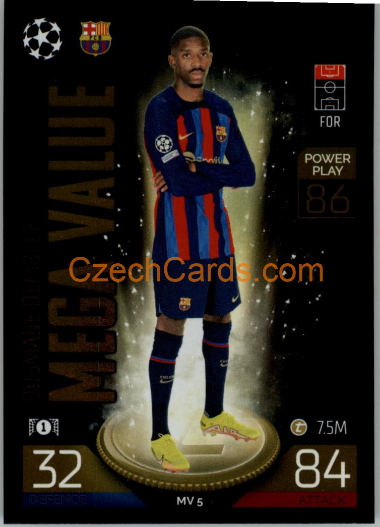 Ousmane Dembélé (FC Barcelona) 2022/23 Match Attax Extra #MV 5