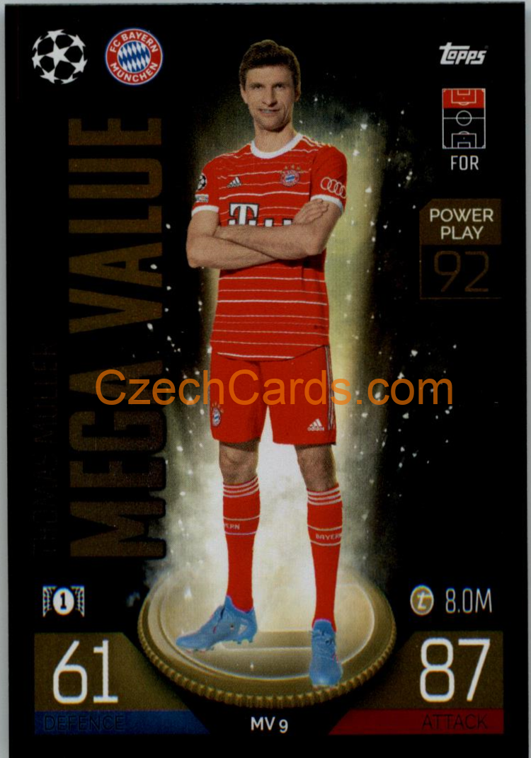 Thomas Müller (FC Bayern München) 2022/23 Match Attax Extra #MV 9