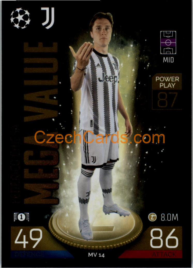 Federico Chiesa (Juventus) 2022/23 Match Attax Extra #MV 14