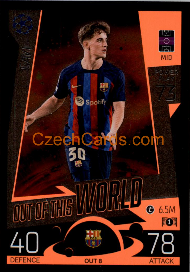 Gavi (FC Barcelona) 2022/23 Match Attax Extra #OUT 8