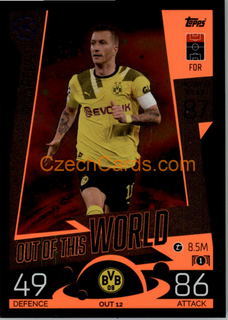 Marco Reus (Borussia Dortmund) 2022/23 Match Attax Extra #OUT 12
