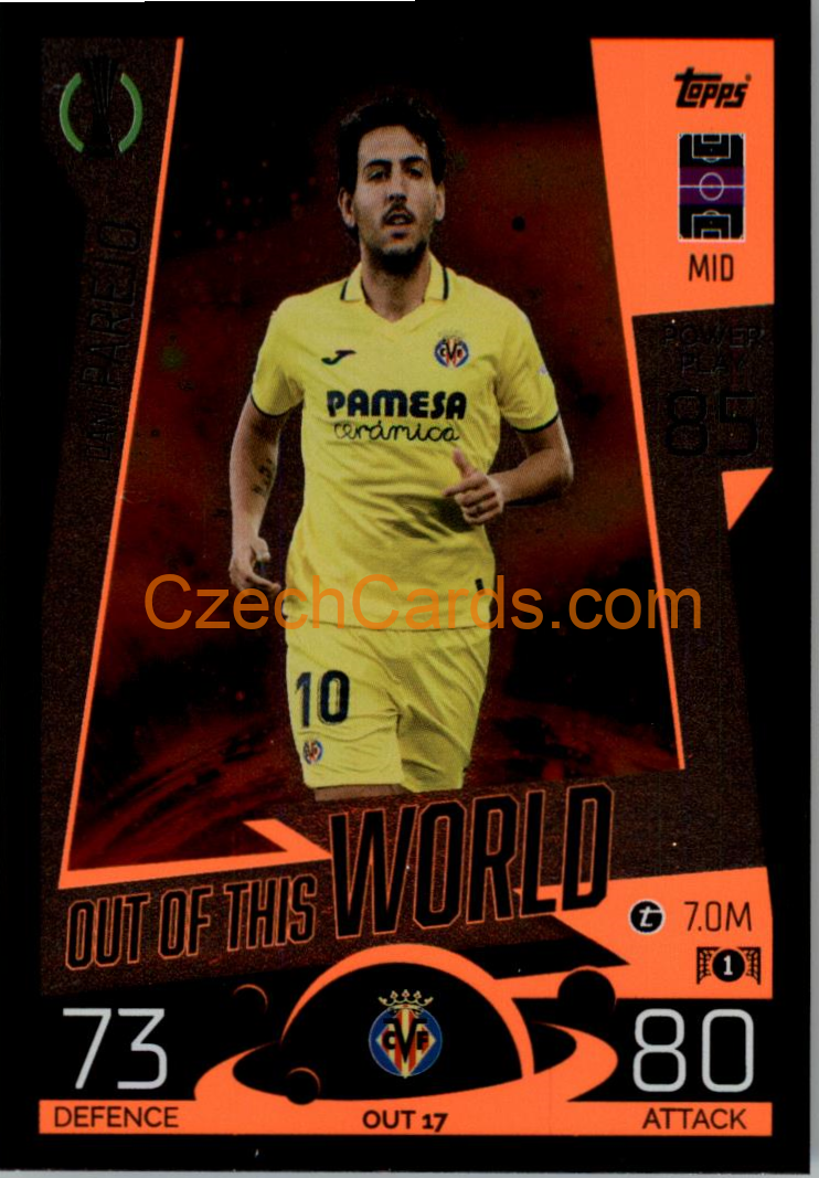 Dani Parejo (Villarreal CF) 2022/23 Match Attax Extra #OUT 17