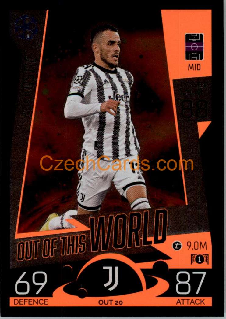 Filip Kostić (Juventus) 2022/23 Match Attax Extra #OUT 20