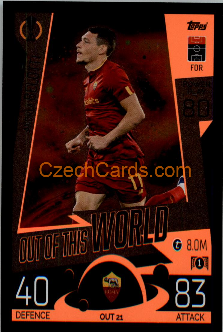 Andrea Belotti (AS Roma) 2022/23 Match Attax Extra #OUT 21
