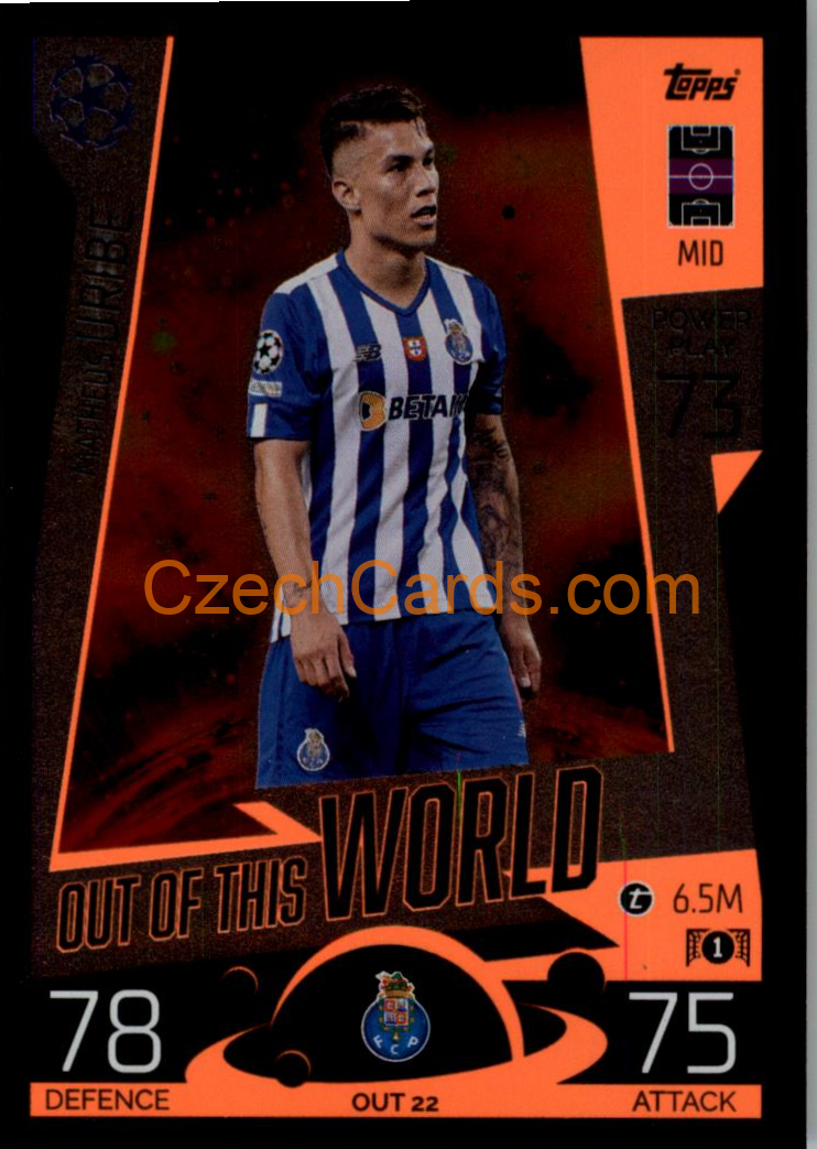 Matheus Uribe (FC Porto) 2022/23 Match Attax Extra #OUT 22