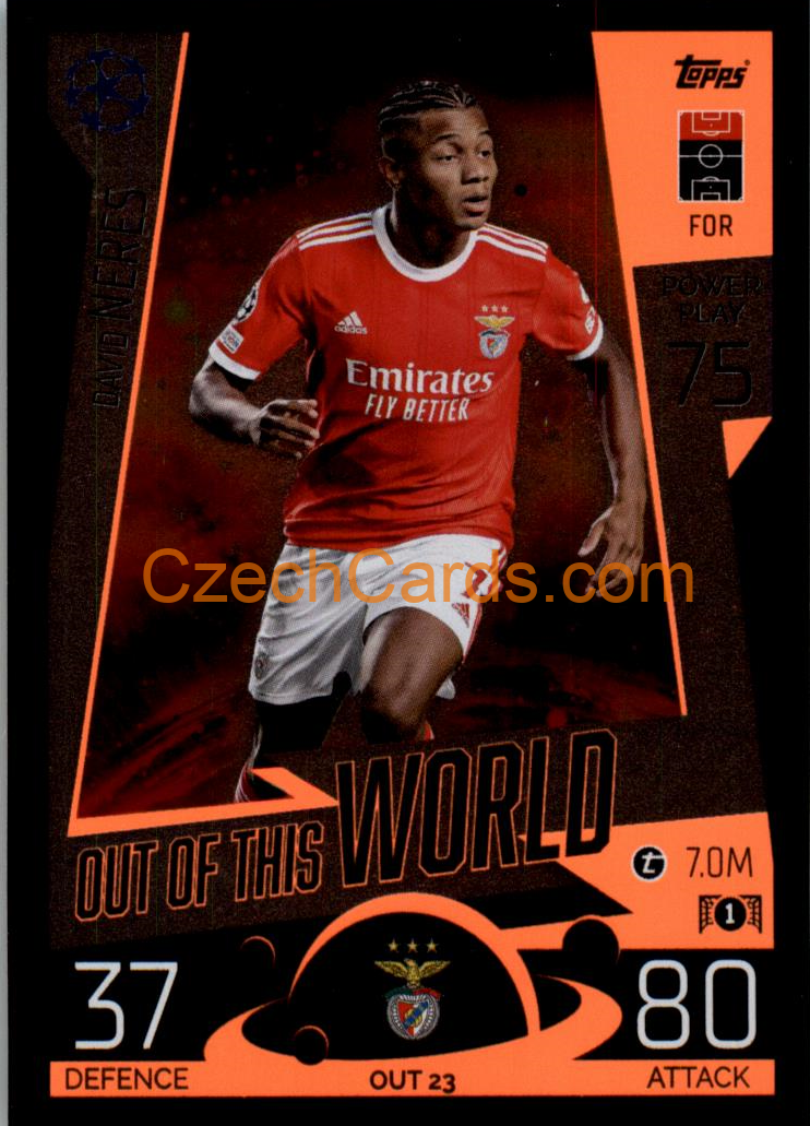 David Neves (SL Benfica) 2022/23 Match Attax Extra #OUT 23