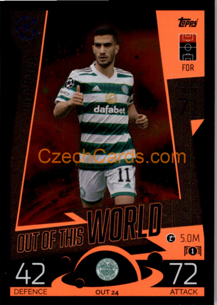 Liel Abada (Celtic FC) 2022/23 Match Attax Extra #OUT 24