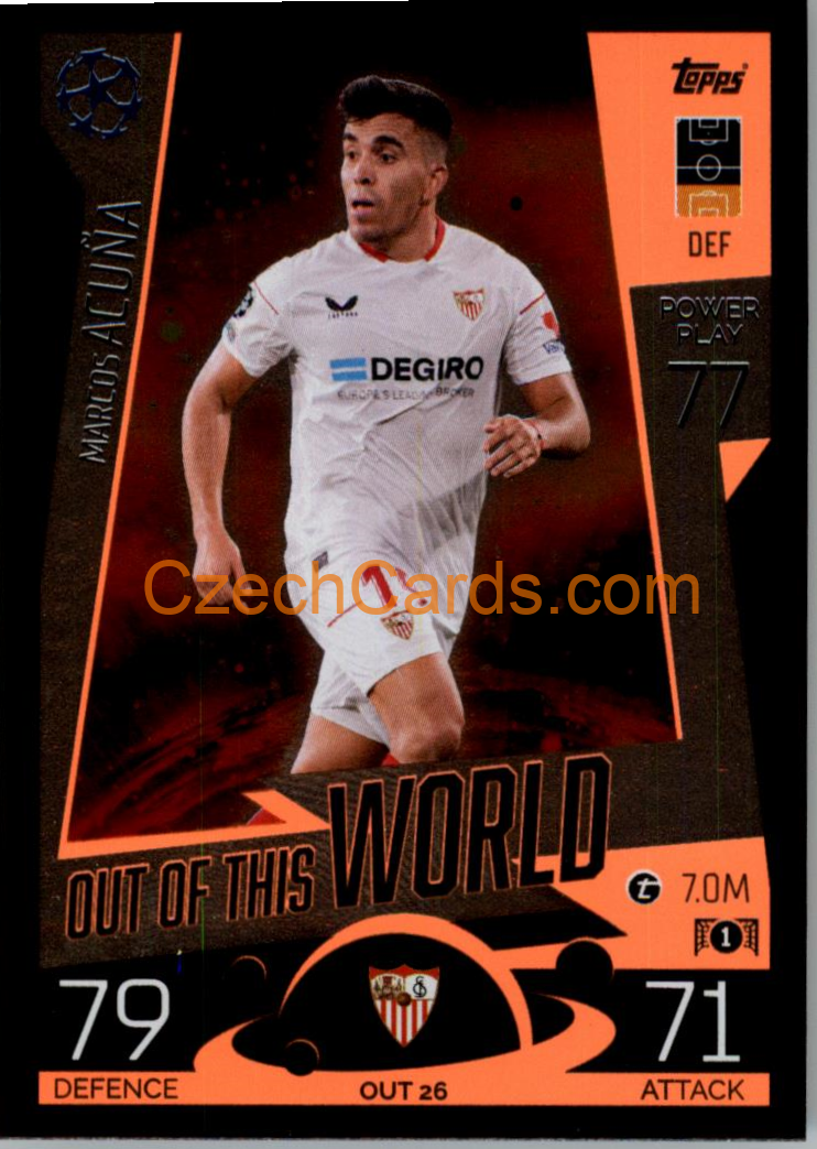Marcos Acuña (Sevilla FC) 2022/23 Match Attax Extra #OUT 26
