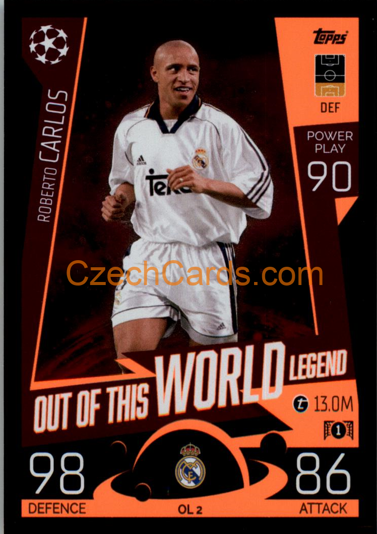 Roberto Carlos (Real Madrid CF) 2022/23 Match Attax Extra #OL 2