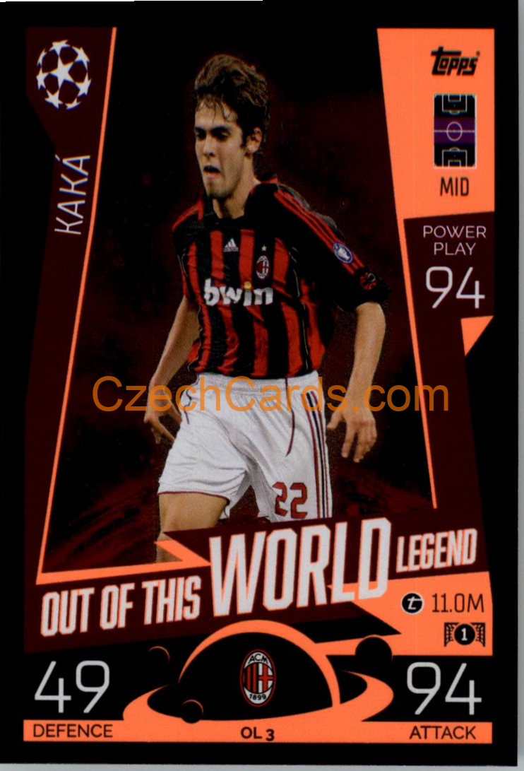 Kaká (AC Milan) 2022/23 Match Attax Extra #OL 3
