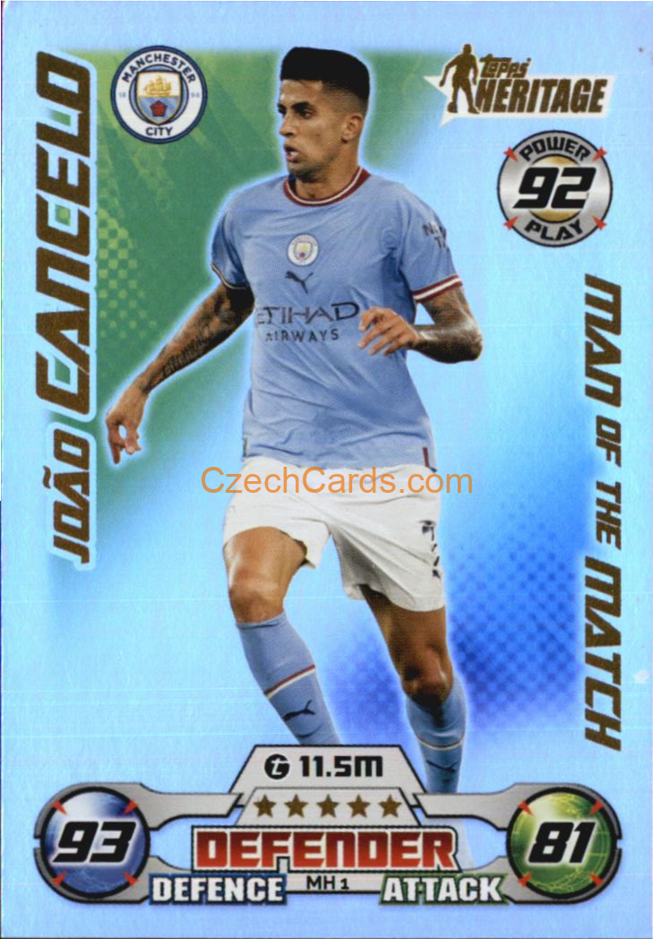 João Cancelo (Manchester City) 2022/23 Match Attax Extra #MH 1