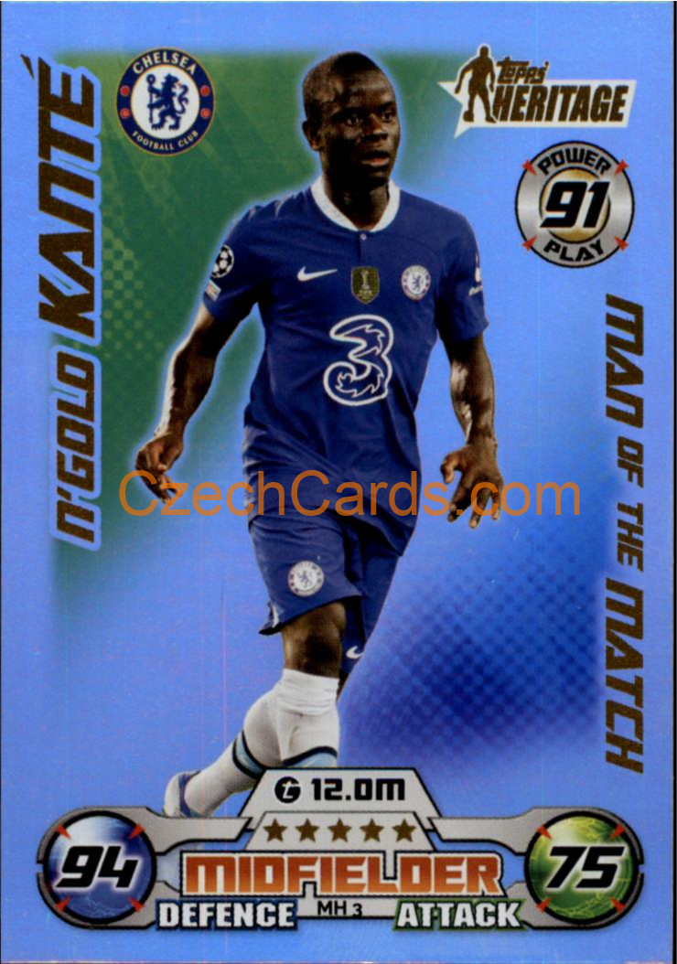 N'Golo Kanté (Chelsea) 2022/23 Match Attax Extra #MH 3