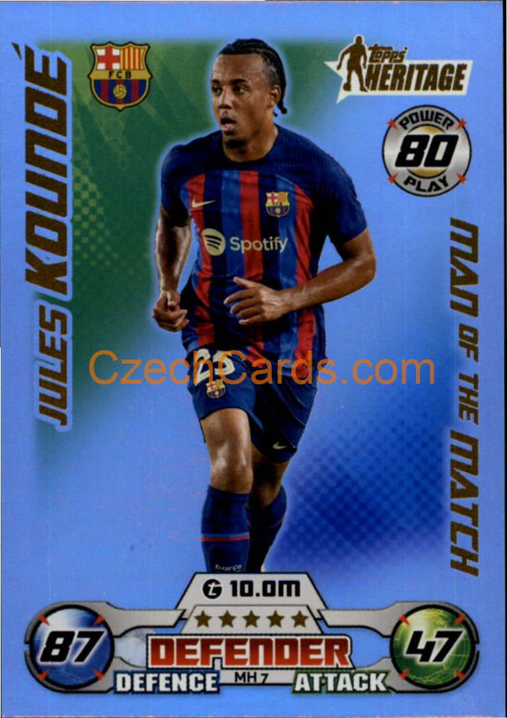 Jules Koundé (FC Barcelona) 2022/23 Match Attax Extra #MH 7