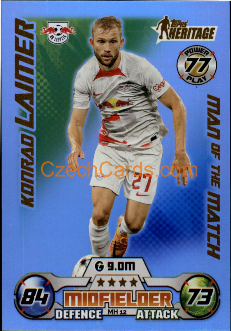 Konrad Laimer (RB Leipzig) 2022/23 Match Attax Extra #MH 12