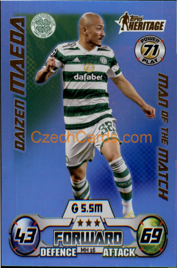 Daizen Maeda (Celtic FC) 2022/23 Match Attax Extra #MH 16