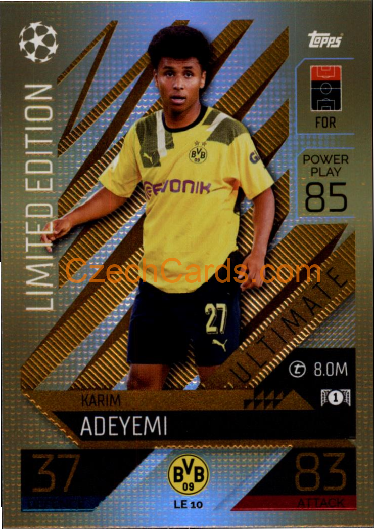 Karim Adeyemi (Borussia Dortmund) 2022/23 Match Attax Extra #LE 10
