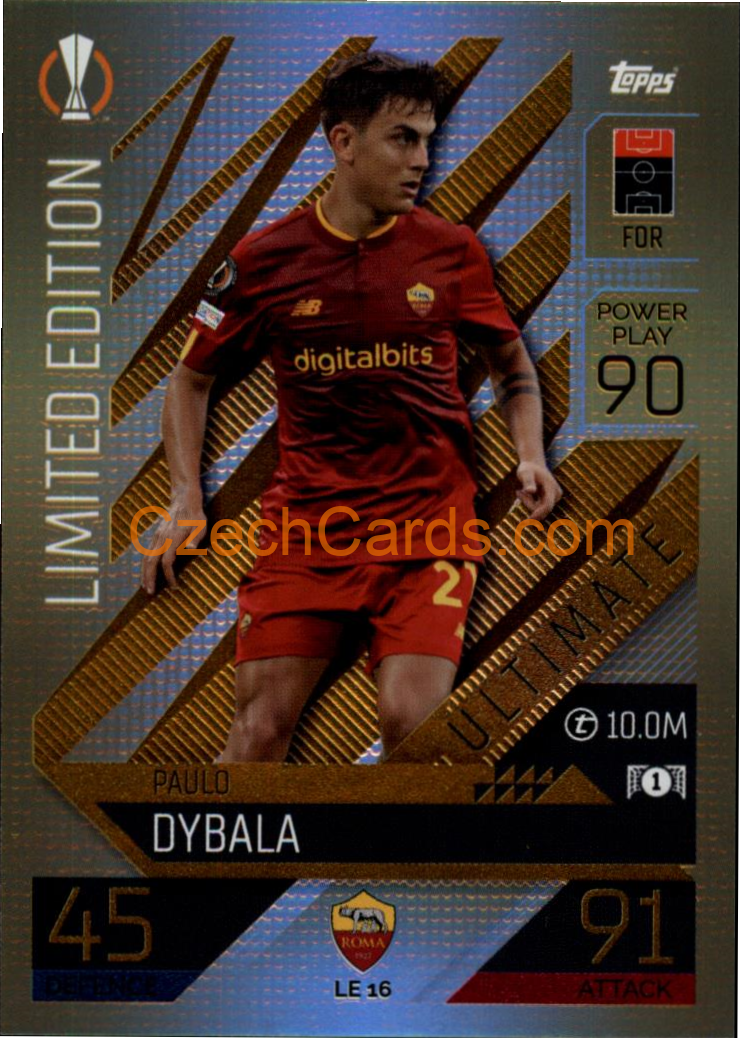 Paulo Dybala (AS Roma) 2022/23 Match Attax Extra #LE 16