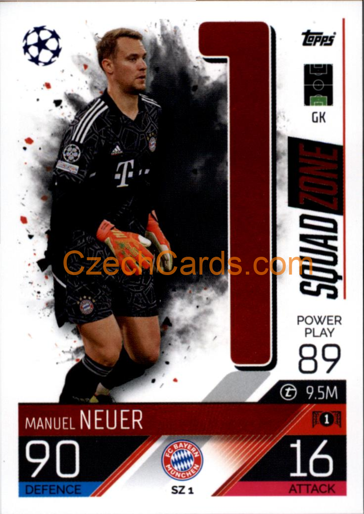 Manuel Neuer (FC Bayern München) 2022/23 Match Attax Extra #SZ 1