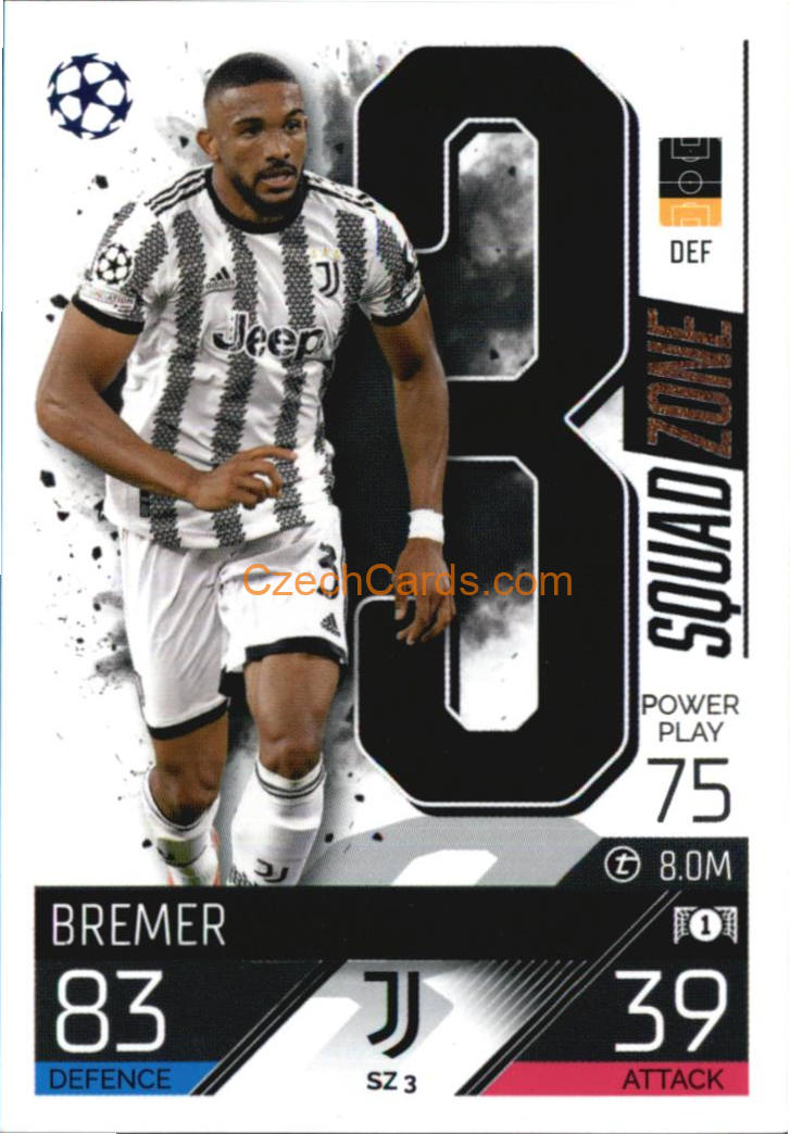Bremer (Juventus) 2022/23 Match Attax Extra #SZ 3