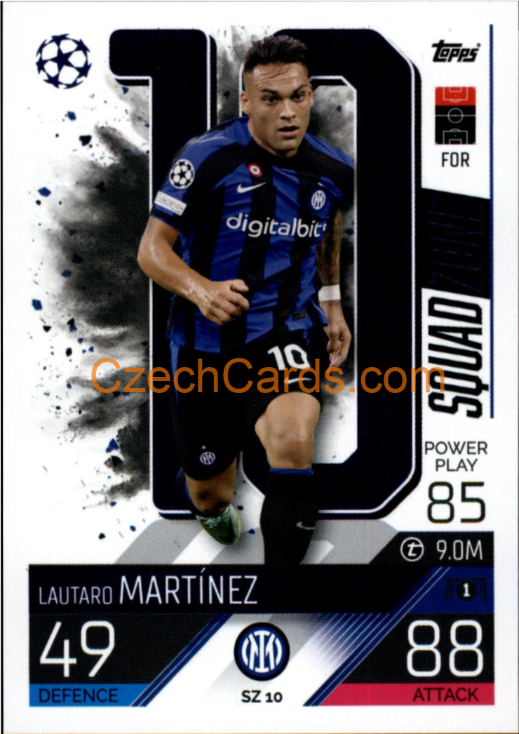 Lautaro Martinez (FC Internazionale Milano) 2022/23 Match Attax Extra #SZ 10