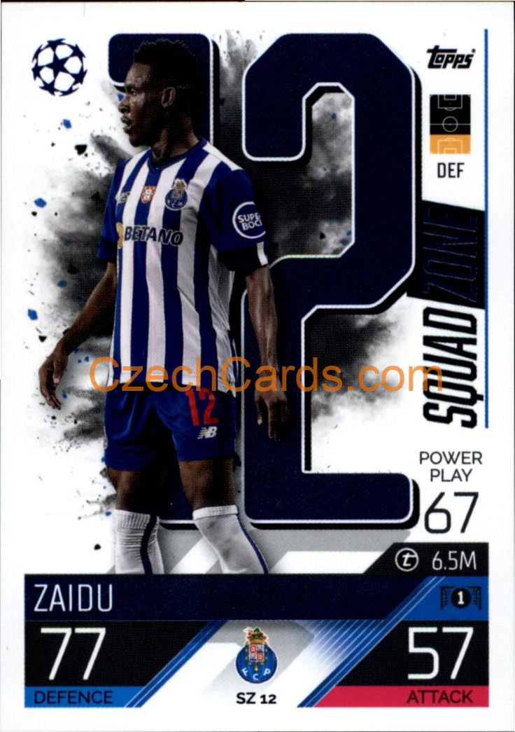 Zaidu (FC Porto) 2022/23 Match Attax Extra #SZ 12