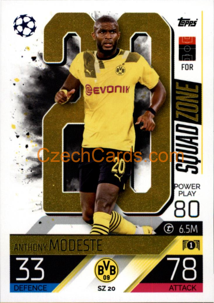 Anthony Modeste (Borussia Dortmund) 2022/23 Match Attax Extra #SZ 20