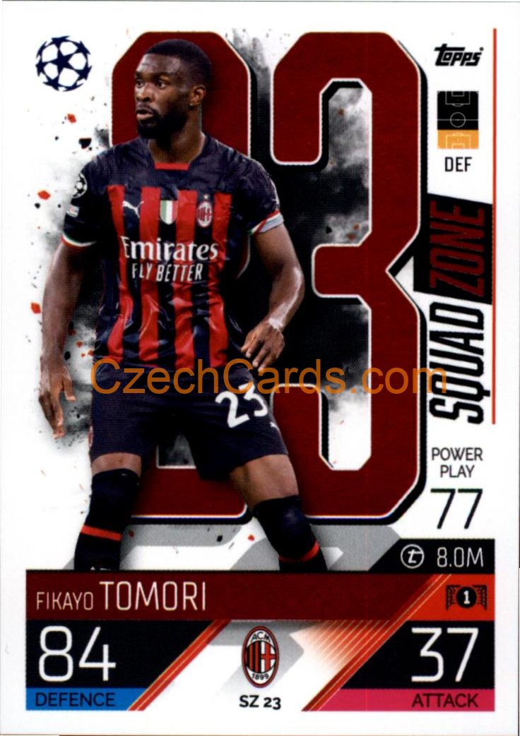 Fikayo Tomori (AC Milan) 2022/23 Match Attax Extra #SZ 23