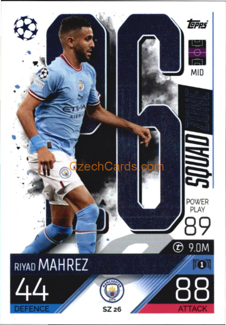 Riyad Mahrez (Manchester City) 2022/23 Match Attax Extra #SZ 26