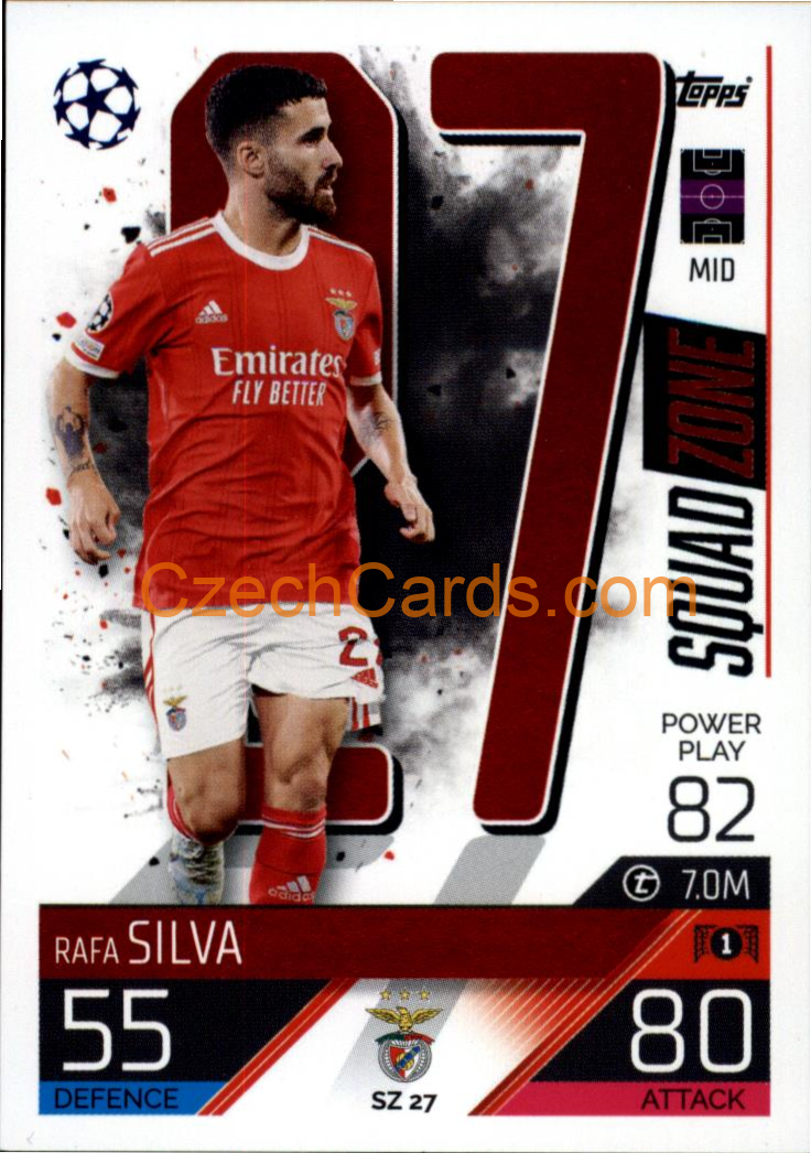 Rafa Silva (SL Benfica) 2022/23 Match Attax Extra #SZ 27