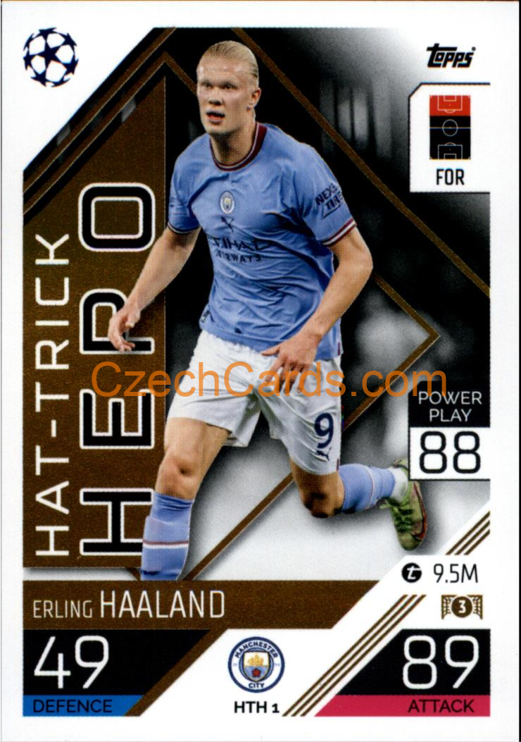 Erling Halland (Manchester City) 2022/23 Match Attax Extra #HTH 1