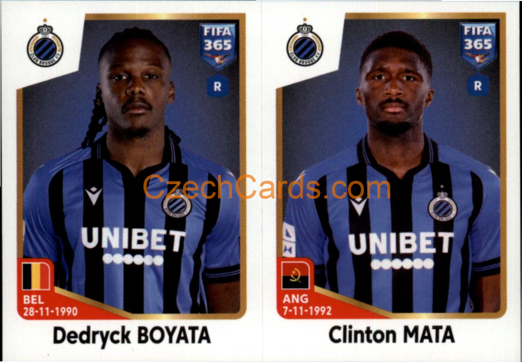 Dedryck Boyata / Clinton Mata 2023 Panini Fifa 365 sticker #24