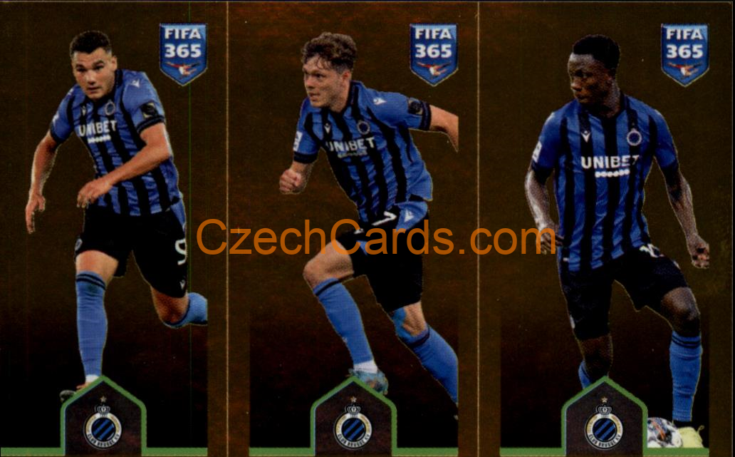 Ferran Jutglà / Andreas Skov Olsen / Kamal Sowah 2023 Panini Fifa 365 stick #33