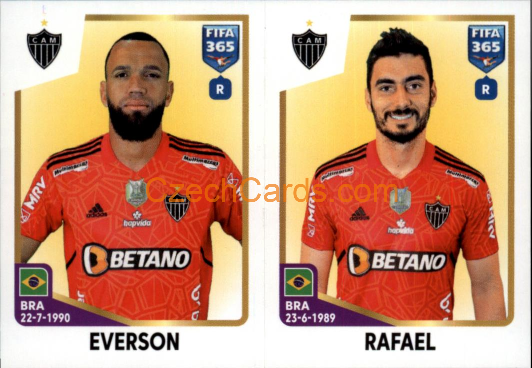 Everson / Rafael 2023 Panini Fifa 365 sticker #38