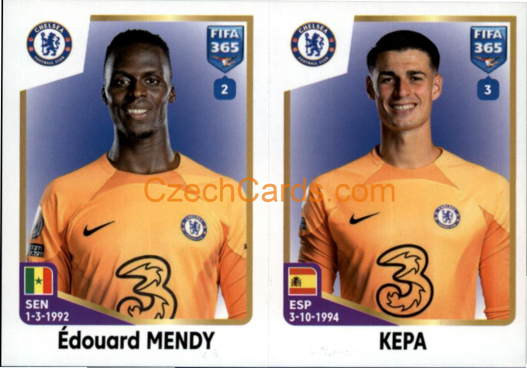 Édouard Mendy / Kepa 2023 Panini Fifa 365 sticker #54
