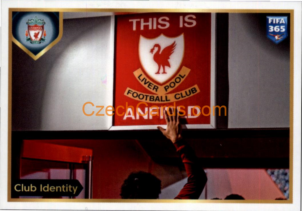 Club Identity Liverpool FC 2023 Panini Fifa 365 sticker #68