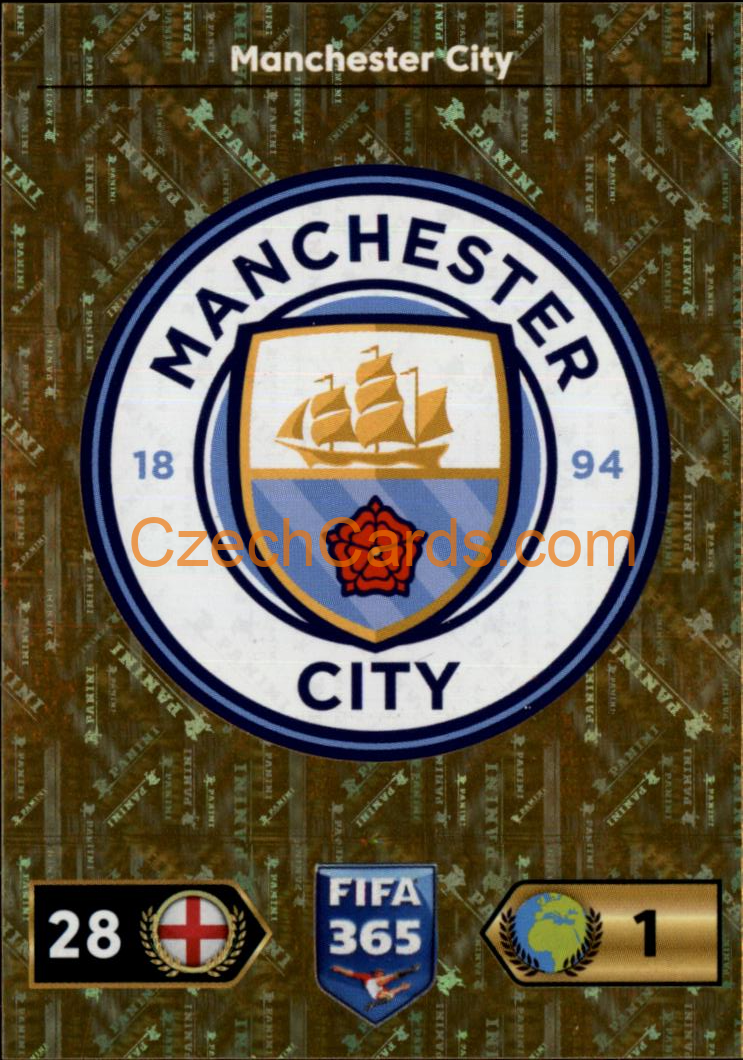 Logo Manchester City 2023 Panini Fifa 365 sticker #92