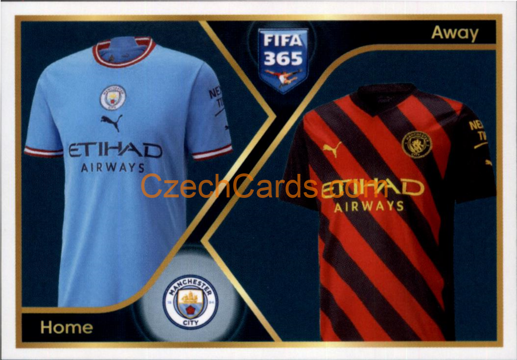 Jersey Manchester City 2023 Panini Fifa 365 sticker #85
