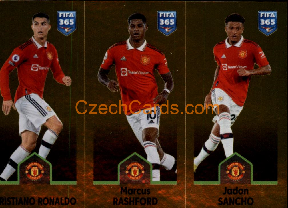 Ronaldo / Rashford / Sancho 2023 Panini Fifa 365 sticker #113