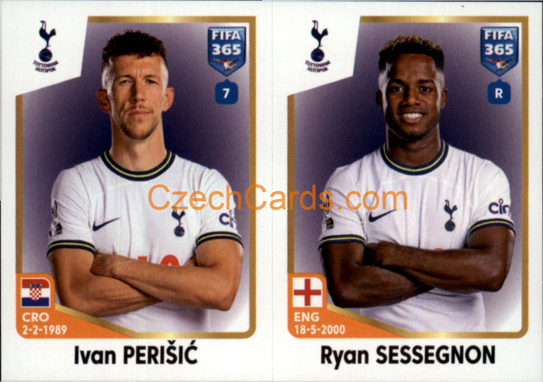 Ivan Perišić / Ryan Sessegnon 2023 Panini Fifa 365 sticker #128