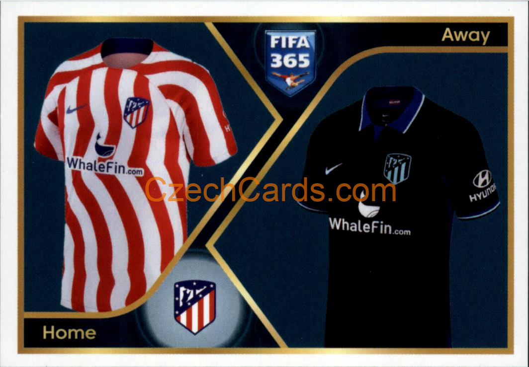 Jersey Atlético de Madrid 2023 Panini Fifa 365 sticker #133