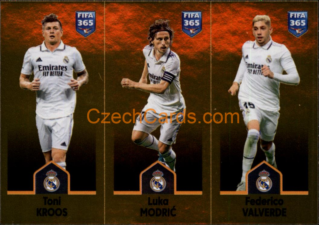 Kroos / Luka Modrić / Valverde 2023 Panini Fifa 365 sticker #171