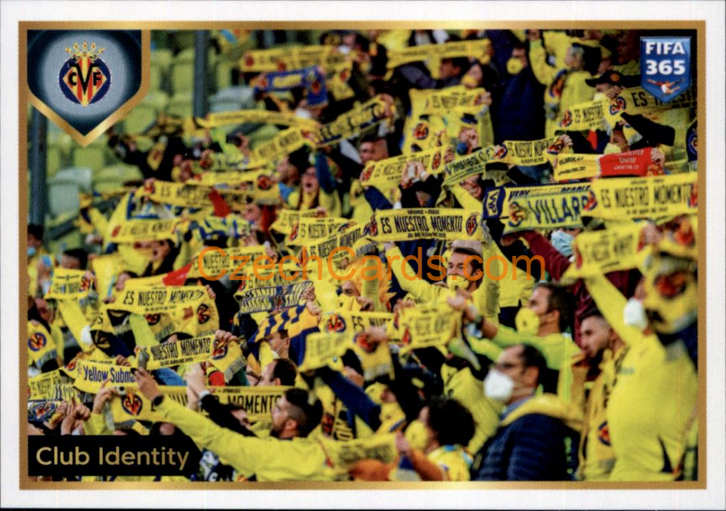 Club Identity Villarreal CF 2023 Panini Fifa 365 sticker #180
