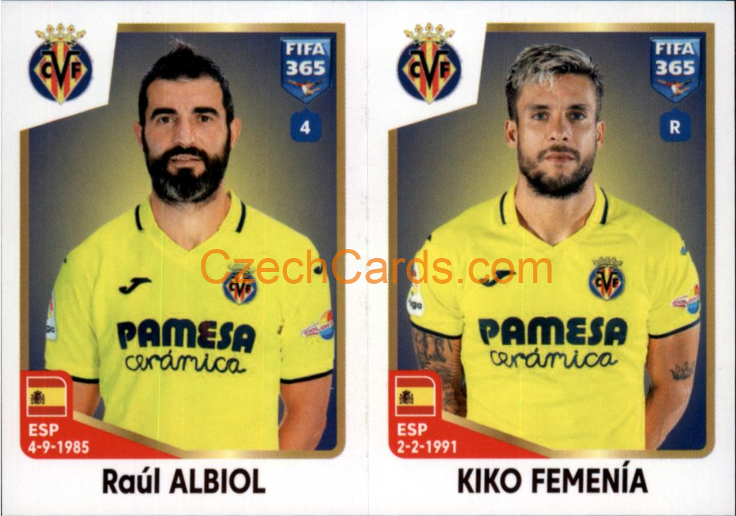 Raúl Albiol / Kiko Femenía 2023 Panini Fifa 365 sticker #184