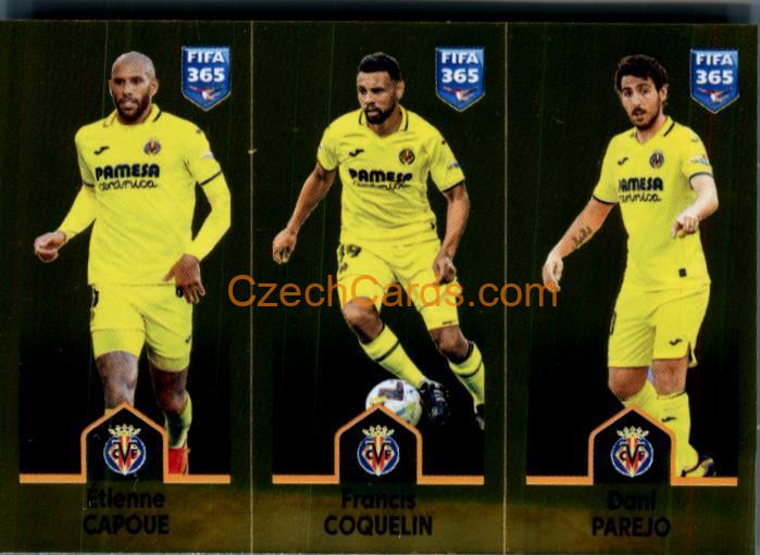Capoue / Francis Coquelin / Dani Parejo 2023 Panini Fifa 365 sticker #187