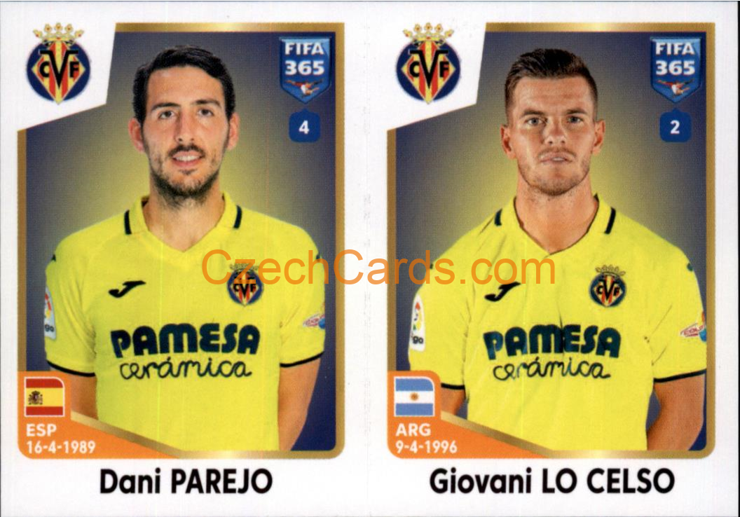 Dani Parejo / Giovani Lo Celso 2023 Panini Fifa 365 sticker #191