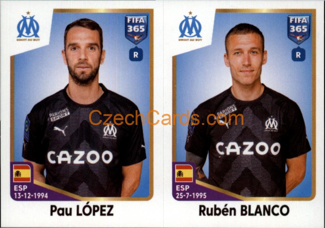 Pau López / Rubén Blanco 2023 Panini Fifa 365 sticker #198