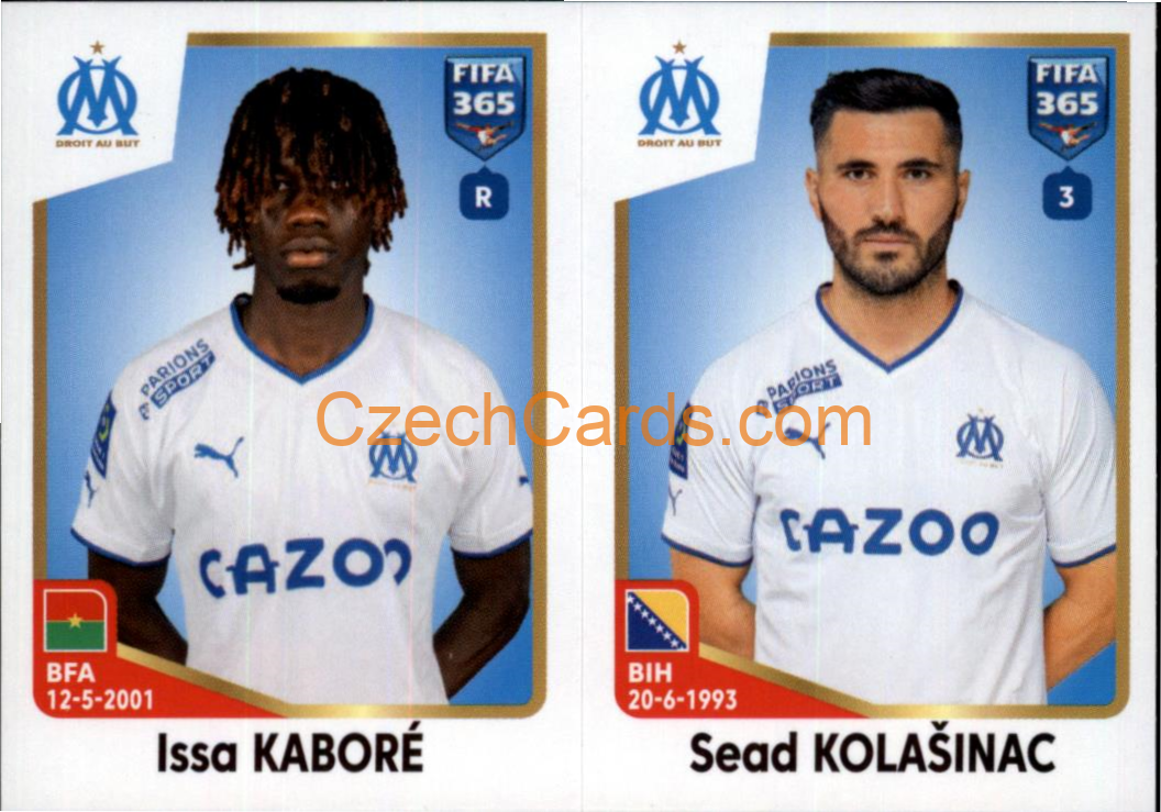Issa Kaboré / Sead Kolašinac 2023 Panini Fifa 365 sticker #202